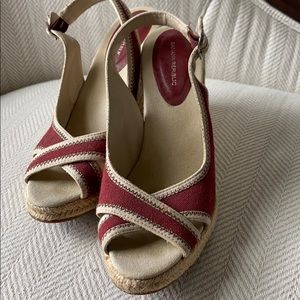 Red espadrilles